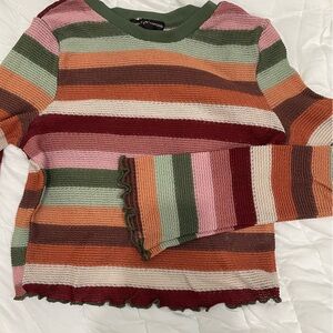 TRENDY STRIPED SWEATER
